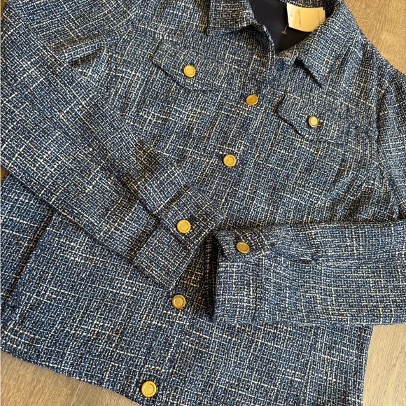 J. McLaughlin Blue Women's Jacket-size L-NWT - Picture 10 of 12